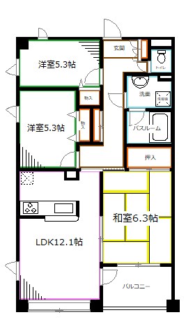 コーピアス・エスⅡ 間取り