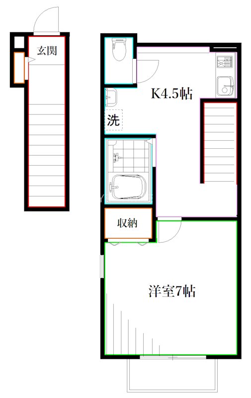 欅館 間取り
