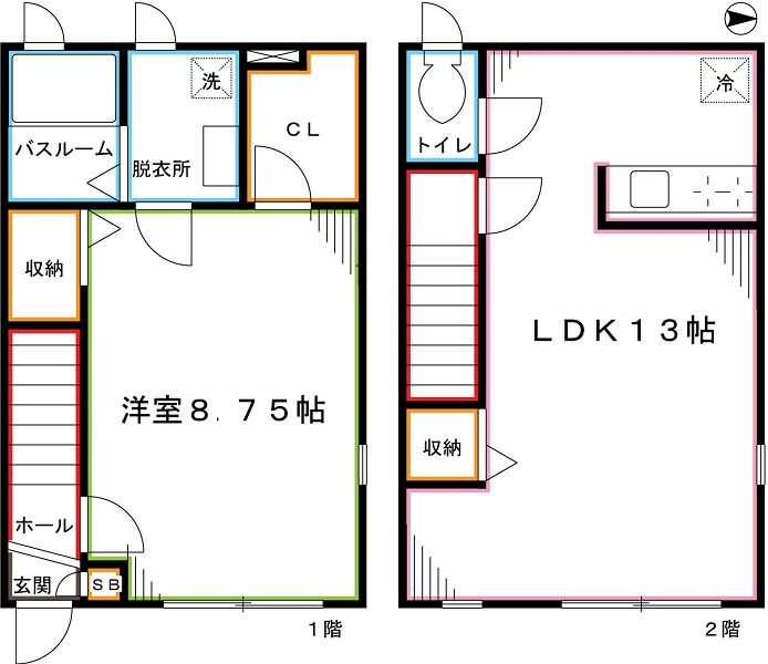 コンフォート  間取り