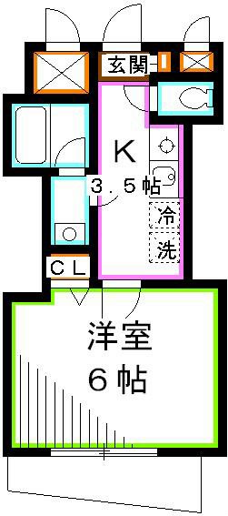 エクセランコウワ 間取り