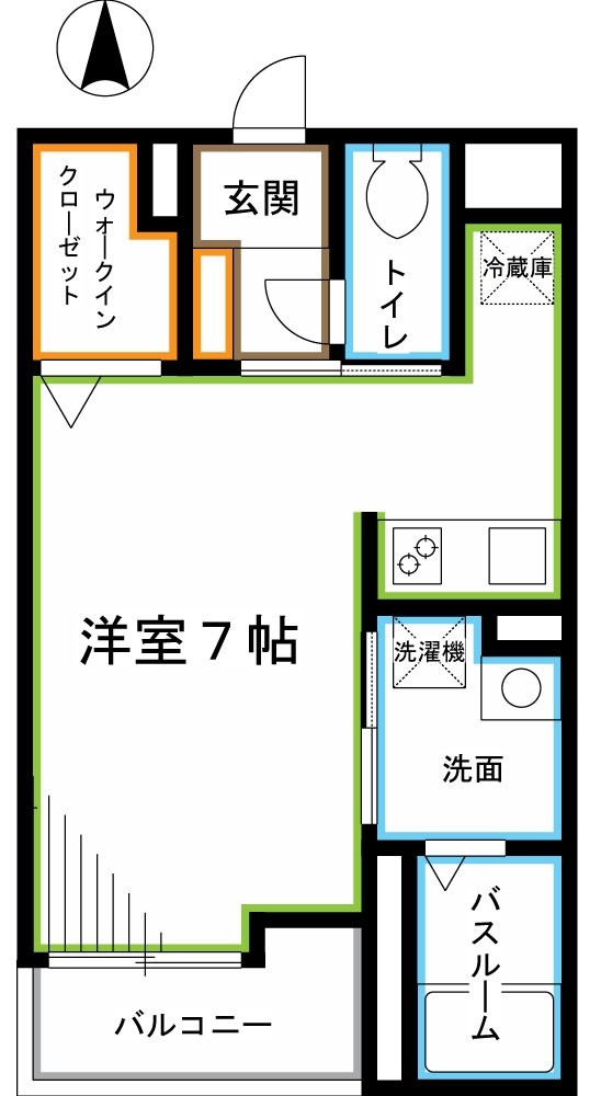 La Piazza i　（ラ・ピアッツァ　アイ） 間取り