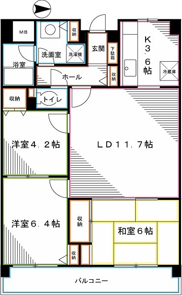 コーボック新小金井 間取り