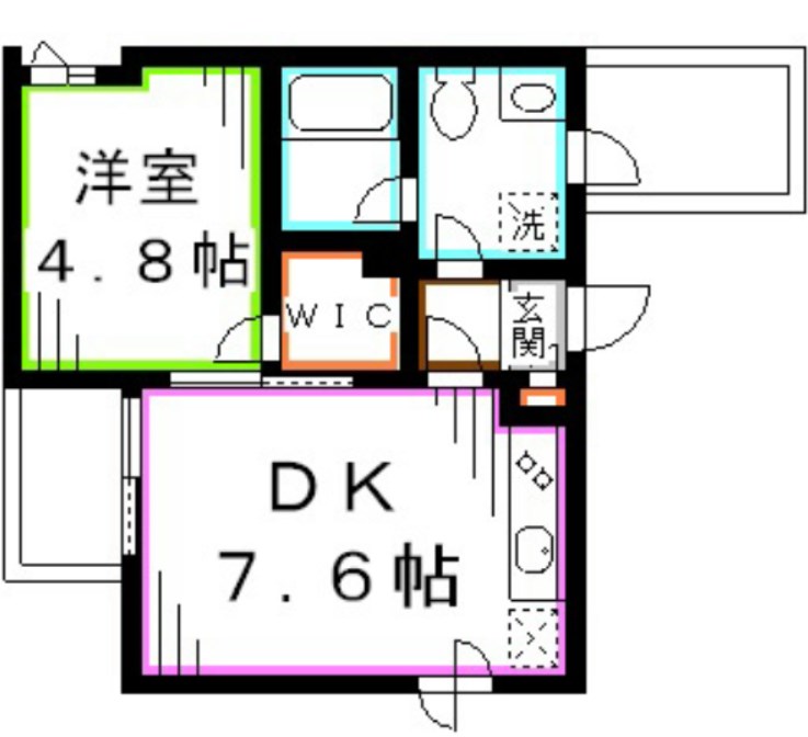 Cave de carre 間取り