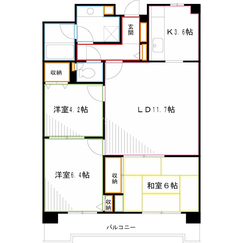 コーボック新小金井 間取り