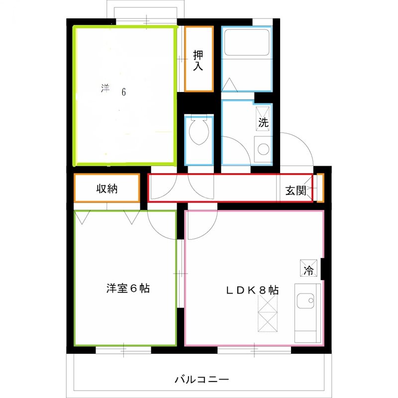 アヴァンティコート　Ａ棟 間取り