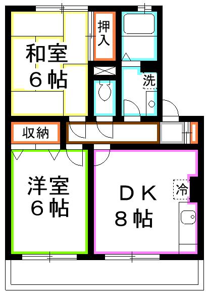 アヴァンティコートＡ棟 間取り