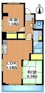 大関山ハイツ 間取り