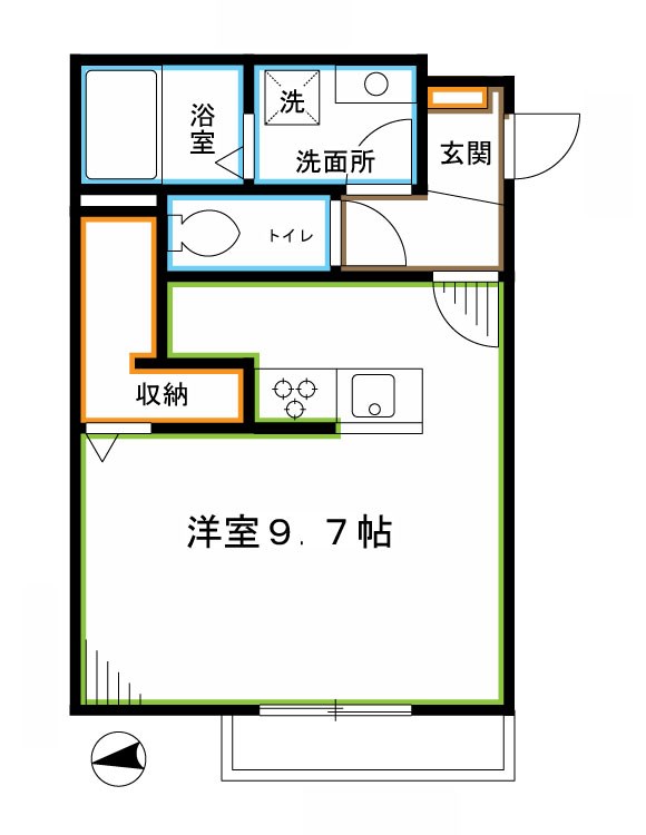 ラシーネ東中野 間取り