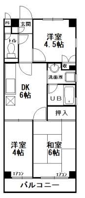 若竹ハイツ 間取り