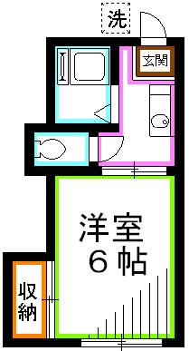 オレゴンハイツＣ 間取り