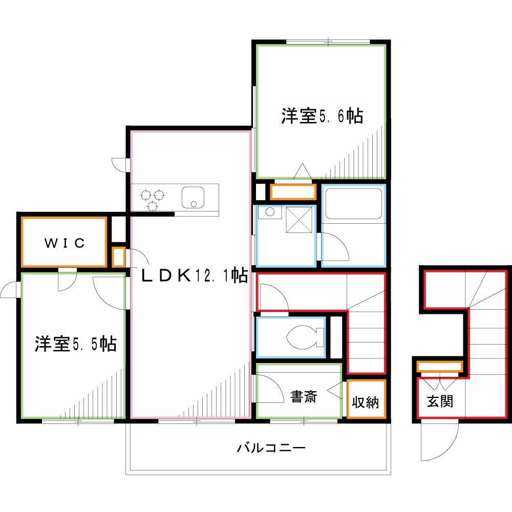 ファーム武蔵野境南 間取り