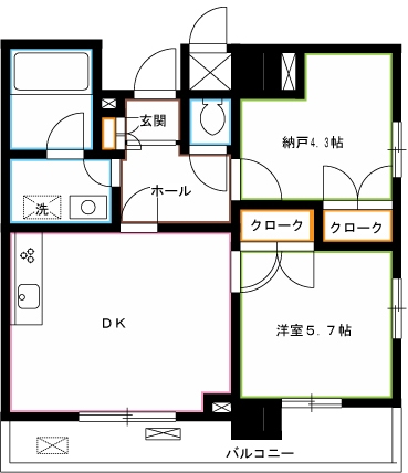 パーク・ノヴァ三鷹  間取り