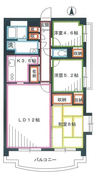 ガーデンコート仙川　　 間取り