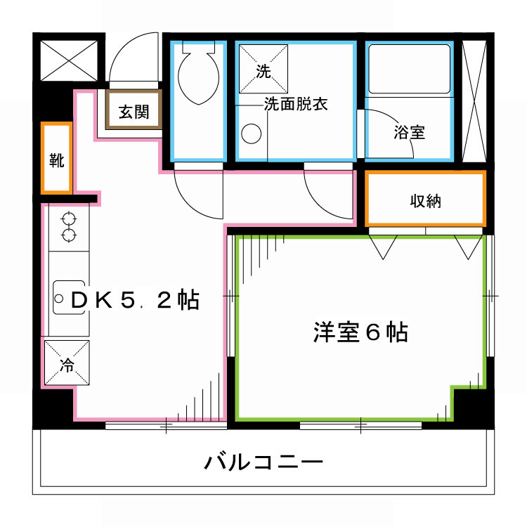 ハートパーク北新宿  間取り