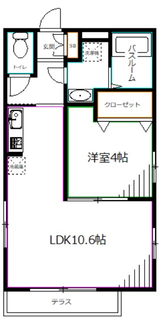 リヴェール恋ヶ窪 間取り