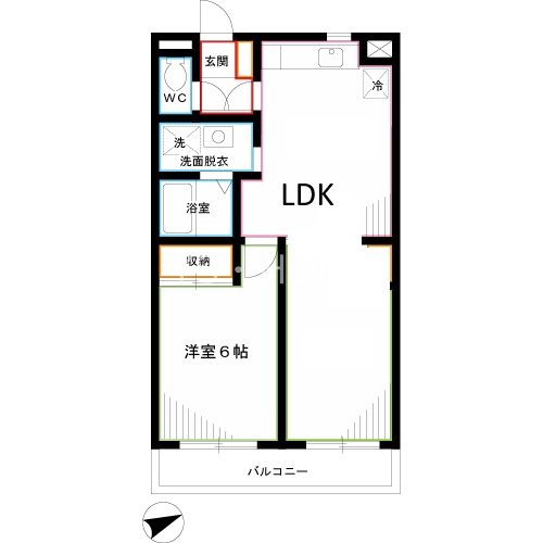 ヴィラアイレックス  間取り