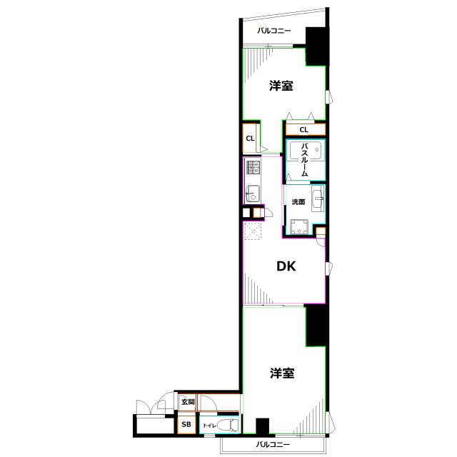 ZOOM三鷹 間取り