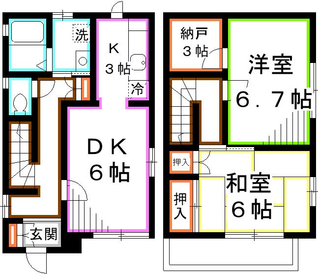 岡田邸 間取り