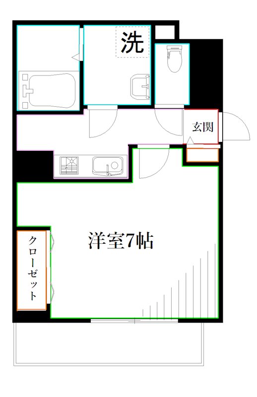 フェリシオ・フラン 間取り
