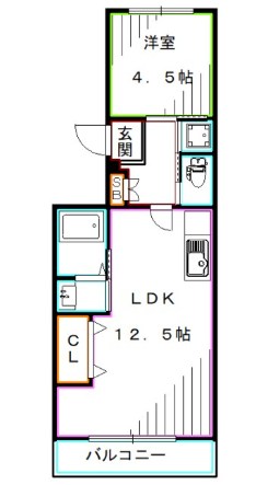 アーバンハイム川本 間取り
