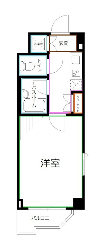 ルーブル西荻窪弐番館 間取り