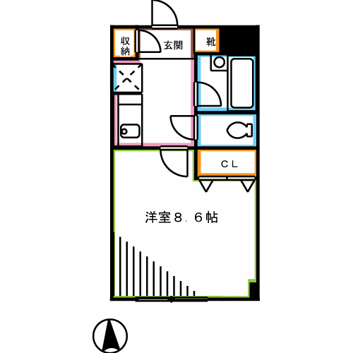 アクシス東小金井 間取り