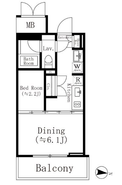 KOENJI Crossover   間取り