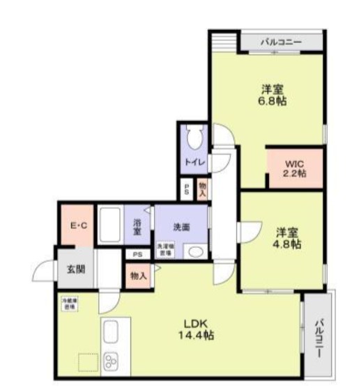 (仮称)中野区野方4丁目計画 間取り