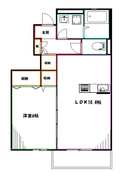 クレール前原 間取り