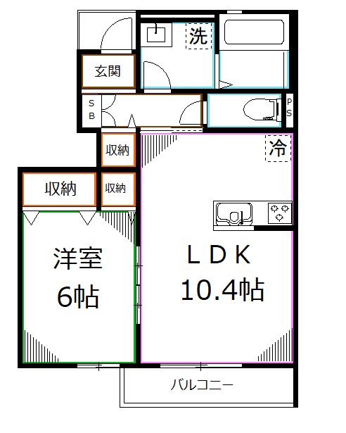 クレール前原 間取り