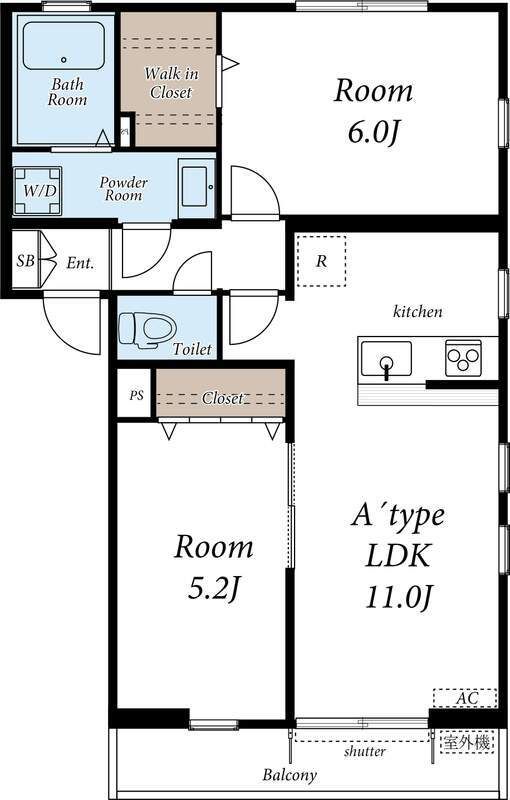 リブリ・天神下 間取り