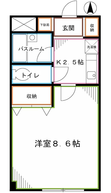 アクシス東小金井 間取り
