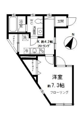 コモランセカナヅカ 間取り