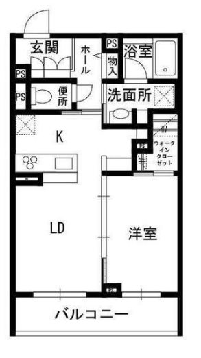 シャーメゾン国立ウエスト 間取り