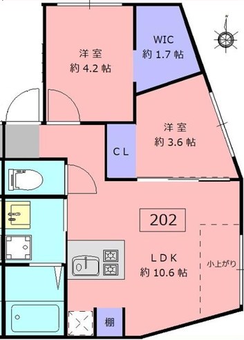 ロータス中野新橋  間取り