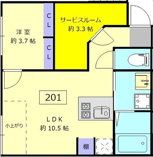 ロータス中野新橋  間取り