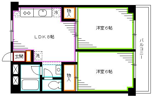 東高円寺ハイム 間取り