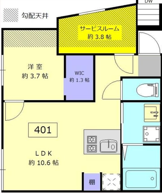 ロータス中野新橋  間取り