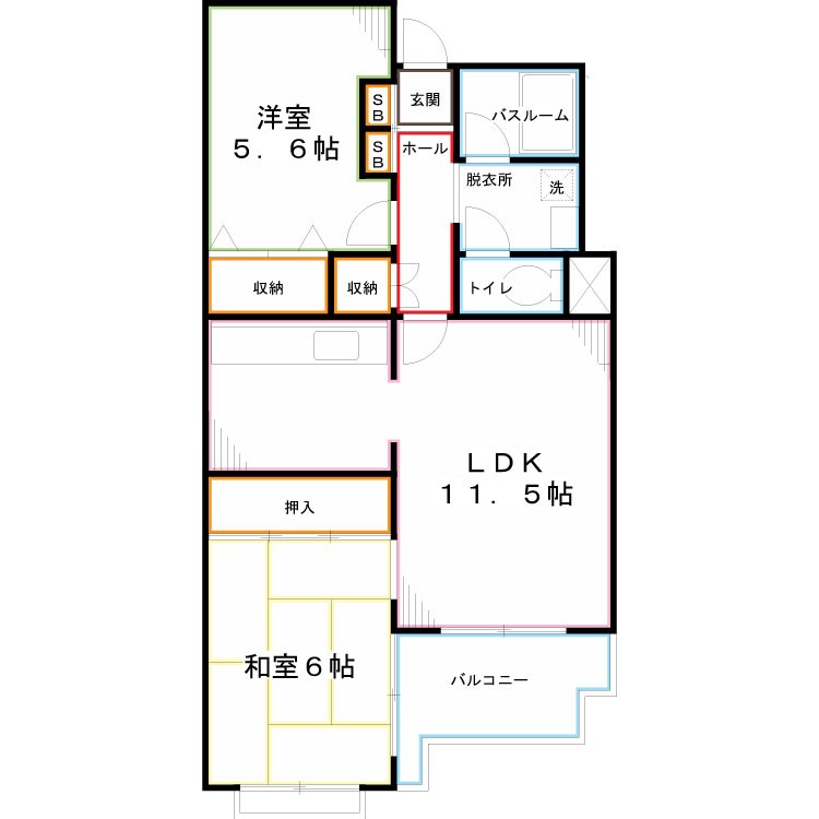 クレールメゾン恋ヶ窪 間取り