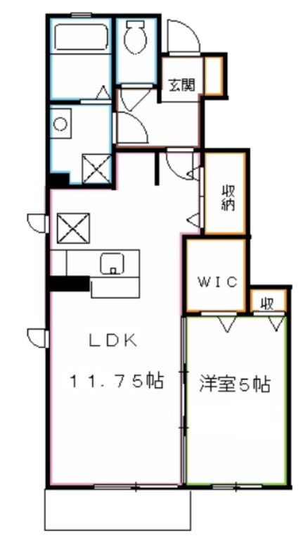 シテラデューズB 間取り