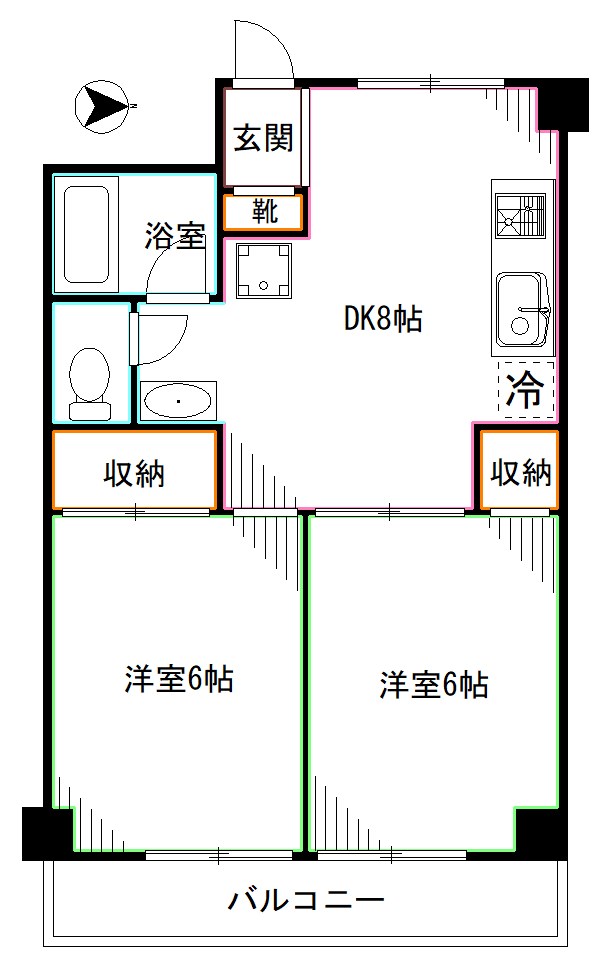 東高円寺ハイム 間取り