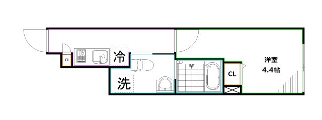 ソルナクレイシア西荻窪Ⅱ 間取り図