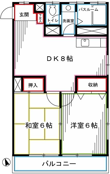国分寺ヴィレッジ 間取り