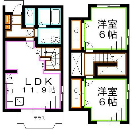 イングガルテンＡ 間取り図