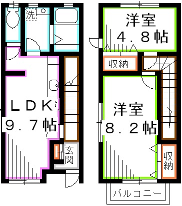グリーンフィールド  間取り