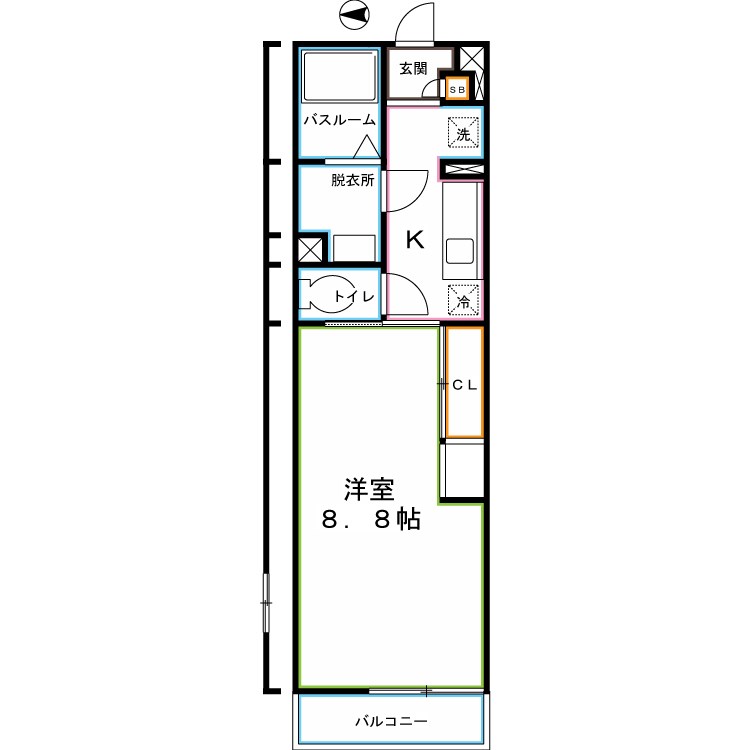 リブリ・ラフィーネ国立 間取り