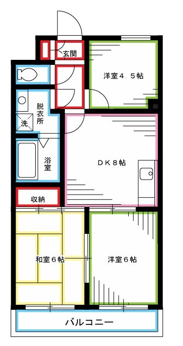 R&S SATO BLD 間取り
