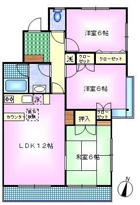 シティヒルズ清水 間取り