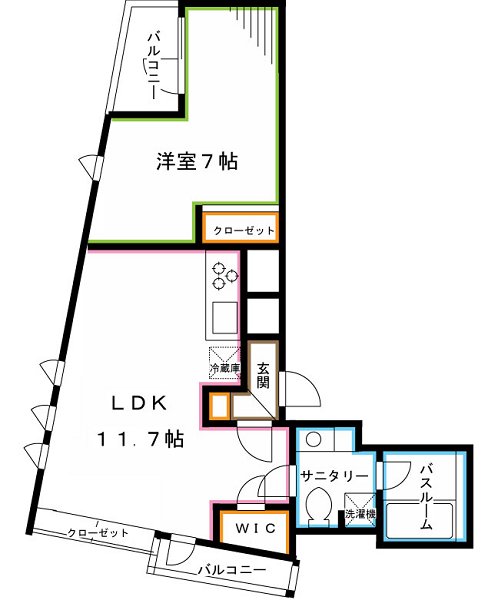 ビバリーホームズ阿佐谷北 間取り