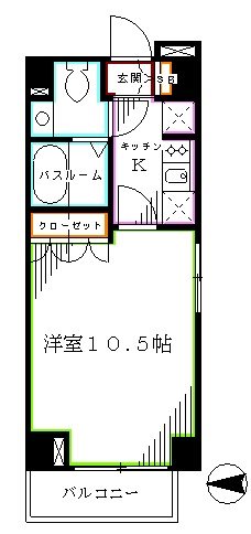 レジディア杉並方南町 間取り